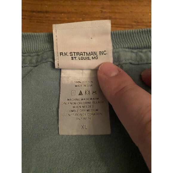 Mobile Bay Alabama Battleship Harley Davidson Motorcycle T-Shirt Mens XL Green - Picture 5 of 15